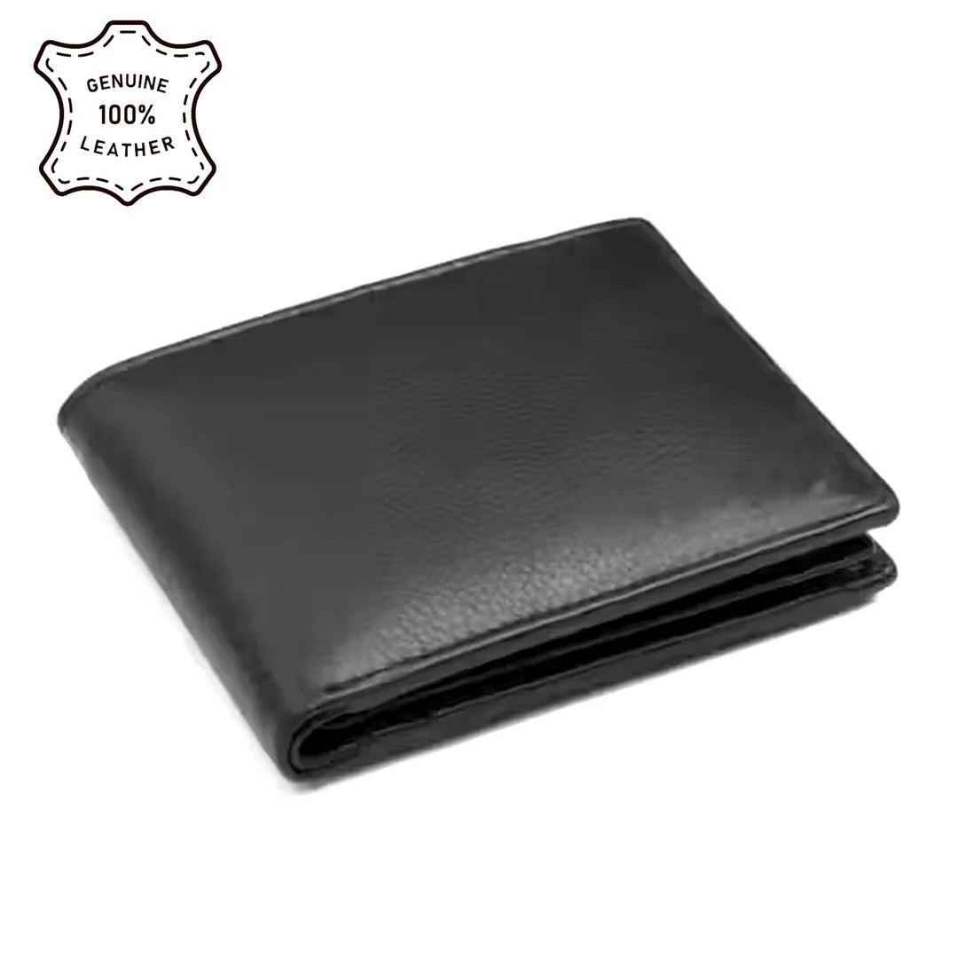 Men’s Leather Wallet Slim Bifold Card Holder Cash Pocket Stylish Durable Wallet for Everyday Use and Gifts image 1