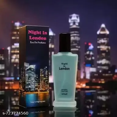 Night In London Luxury Men’s Premium 60ml Long Lasting Apparel Perfume Spray | Masculine Fragrance for Night, Party, Daily Wear | Long‑lasting Scent for Men India thumbnail 0
