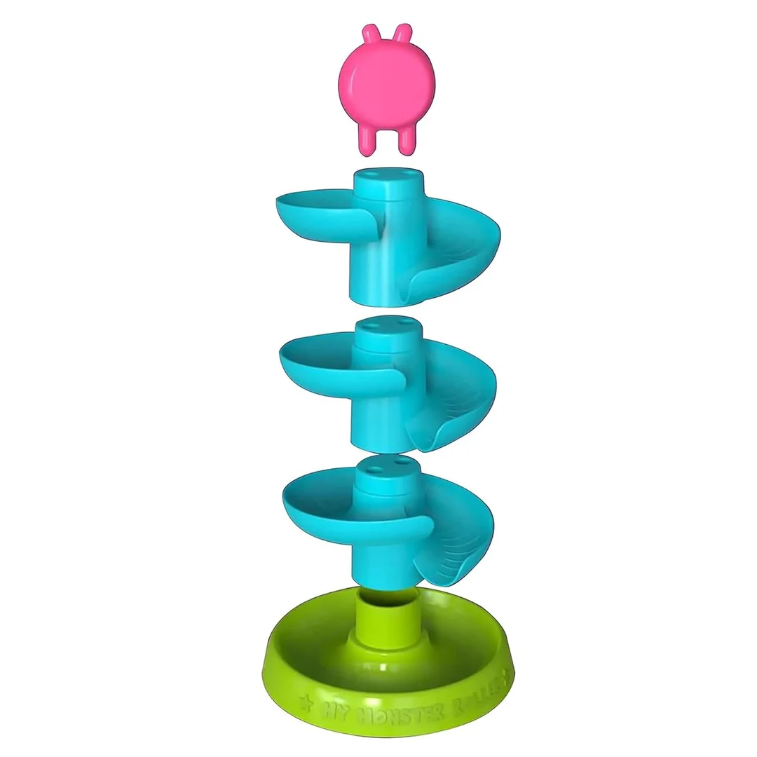 RAINBOW RIDERS Monster Roller 4-Layer Swirling Tower Toy for Toddlers 2–8 Years | Educational Developmental Ball Drop Playset for Preschool Learning & Motor Skills image 4