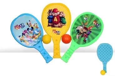 Joy Baby Junior Table Tennis Racket and Ball Set Mini Ping Pong Toy for Kids 3+ Years Lightweight Indoor Outdoor Educational Sports Set with Cartoon Design thumbnail 0