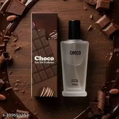 Chocolate Long‑Lasting Apparel Spray Perfume 60 ml Unisex Fragrance for Men & Women | Sweet Cocoa Gourmand Scent, 8 + Hour Long Wear | Best Everyday & Gifting Perfume thumbnail 0