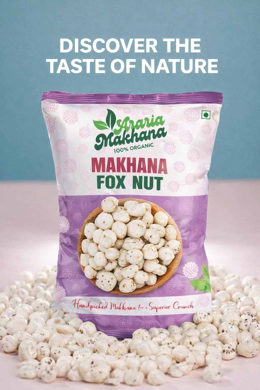 Araria Makhana Super Premium Makhana | Crunchy Fox Nuts Healthy Snack image 1