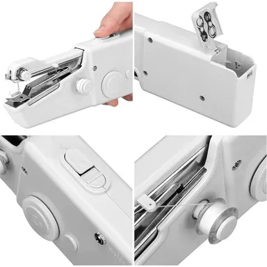  Right Traders Handy Stitch Mini Handheld Electric Sewing Machine For Home-Stapler Style| Multicolour | Perfect for Home Tailoring Emergency Stitching and On-the-Go Repairs thumbnail 3
