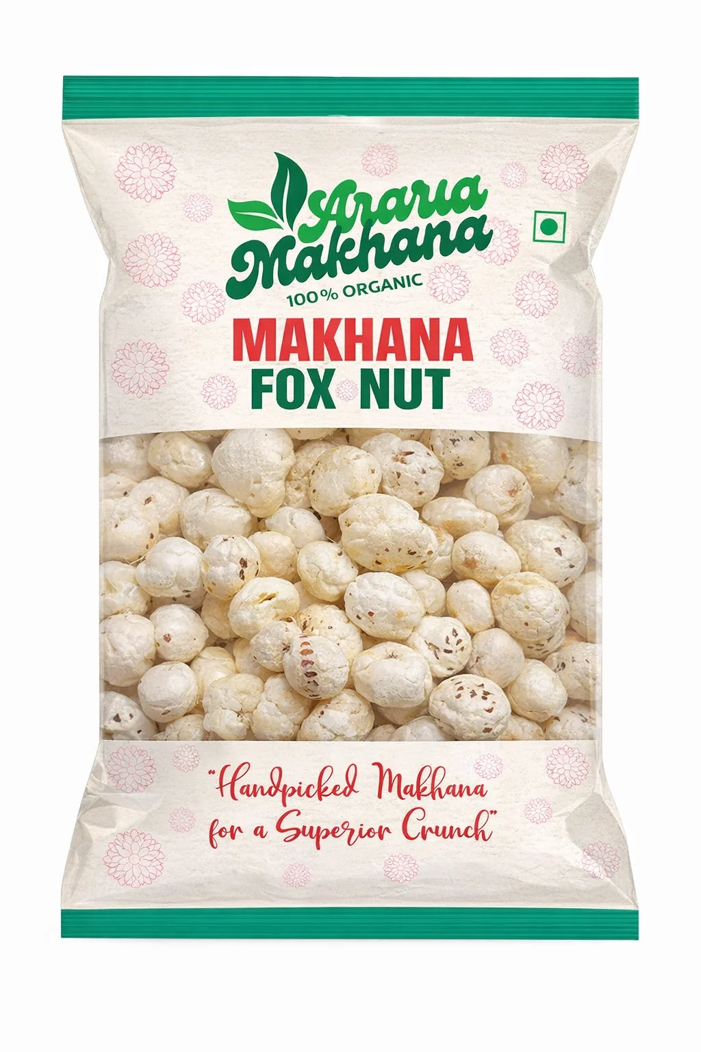 Araria Makhana Premium Fox Nuts for Kids & Adults | Healthy Makhana image 1