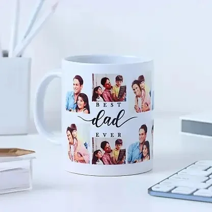 Mamta Gifts Shops Personalized Ceramic Coffee Mug 330 ml | Custom Name & Photo Printed Birthday & Anniversary Gift Mug | Unique Gift for Friends & Family India image 1