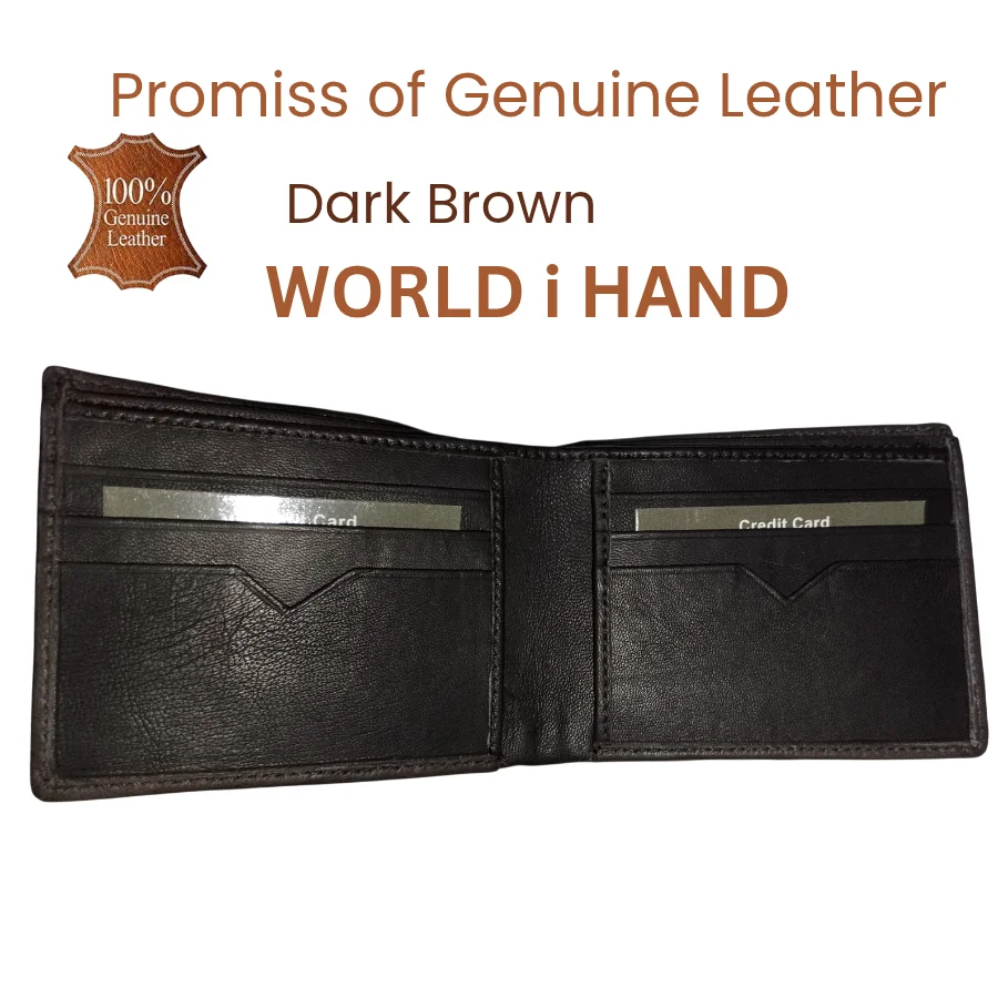 Men’s Pure Leather Wallet |Slim Bifold RFID Secure Wallet| Durable Genuine Leather| Stylish Card & Cash Organizer|Premium Gift for Men image 3