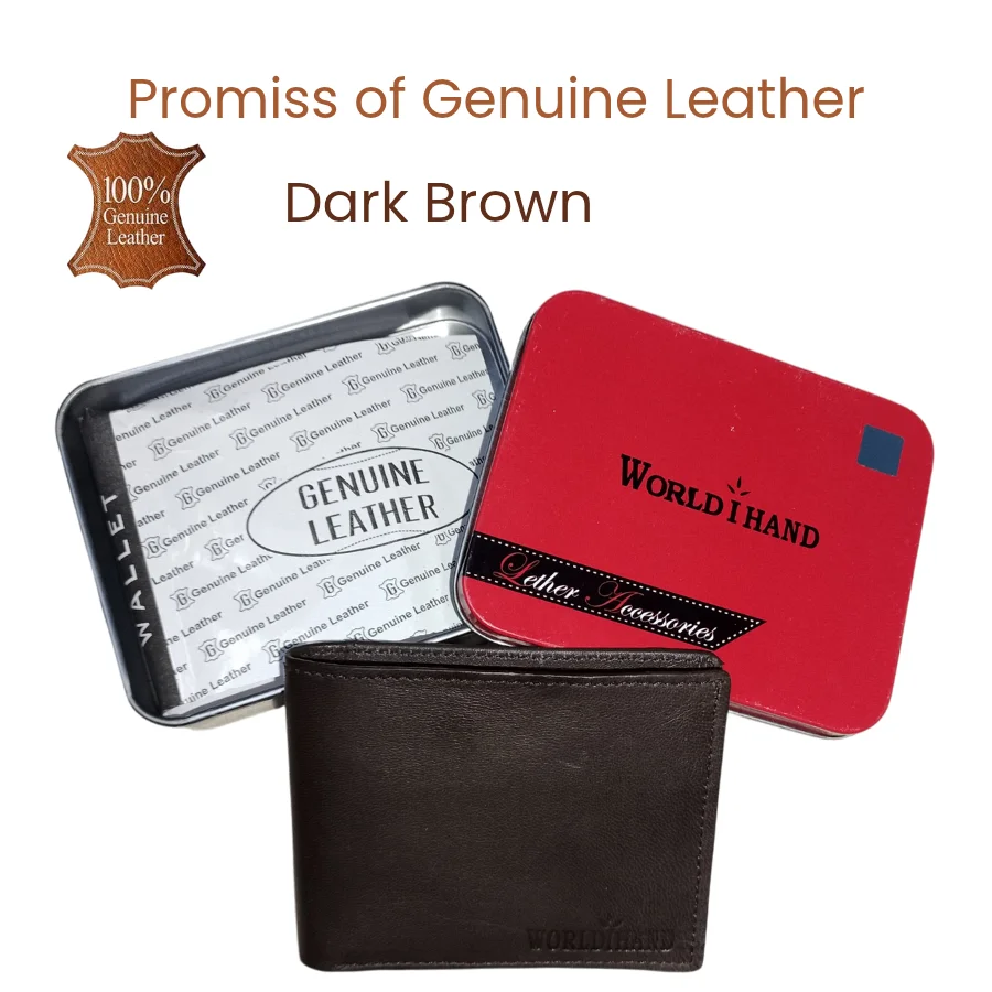 Men’s Pure Leather Wallet |Slim Bifold RFID Secure Wallet| Durable Genuine Leather| Stylish Card & Cash Organizer|Premium Gift for Men image 1