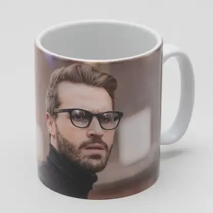 Mamta Gifts Shops Personalized Custom Photo Ceramic Coffee Mug 325 ml | Birthday Gift for Husband Wife | Unique Customizable Coffee Cup | Ideal Anniversary & Special Occasion Gift image 1
