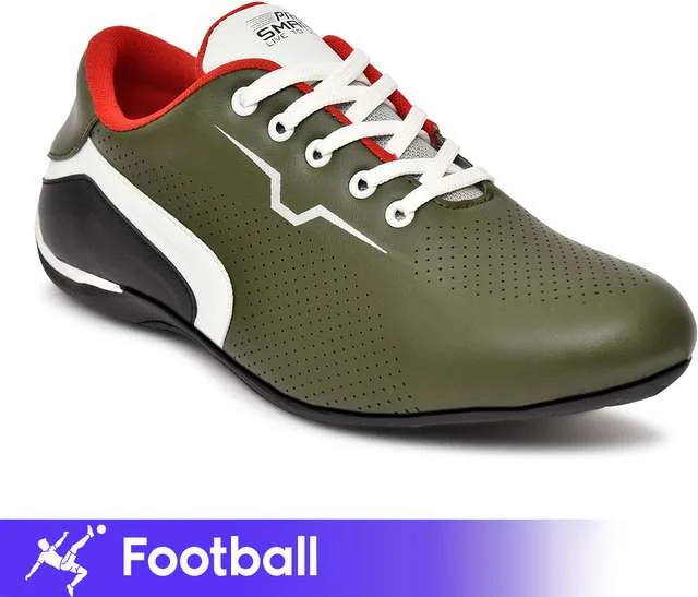 Football Shoes for Men Size 10 Lightweight Synthetic Soccer Cleats with Non Slip Stud Sole for Training Practice Match Play on Indian Grounds image 1