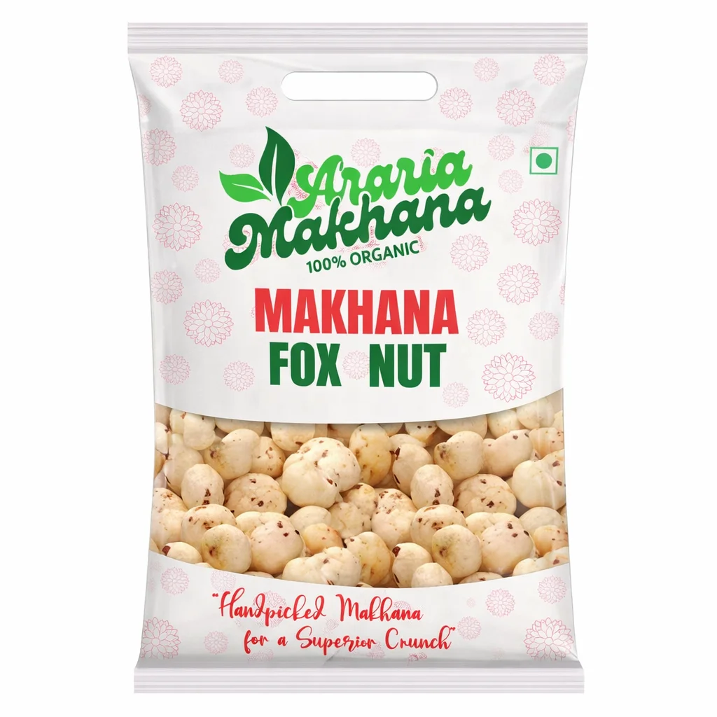 Araria Makhana Super White Fox Nuts | Premium Bihar Lotus Seeds image 1
