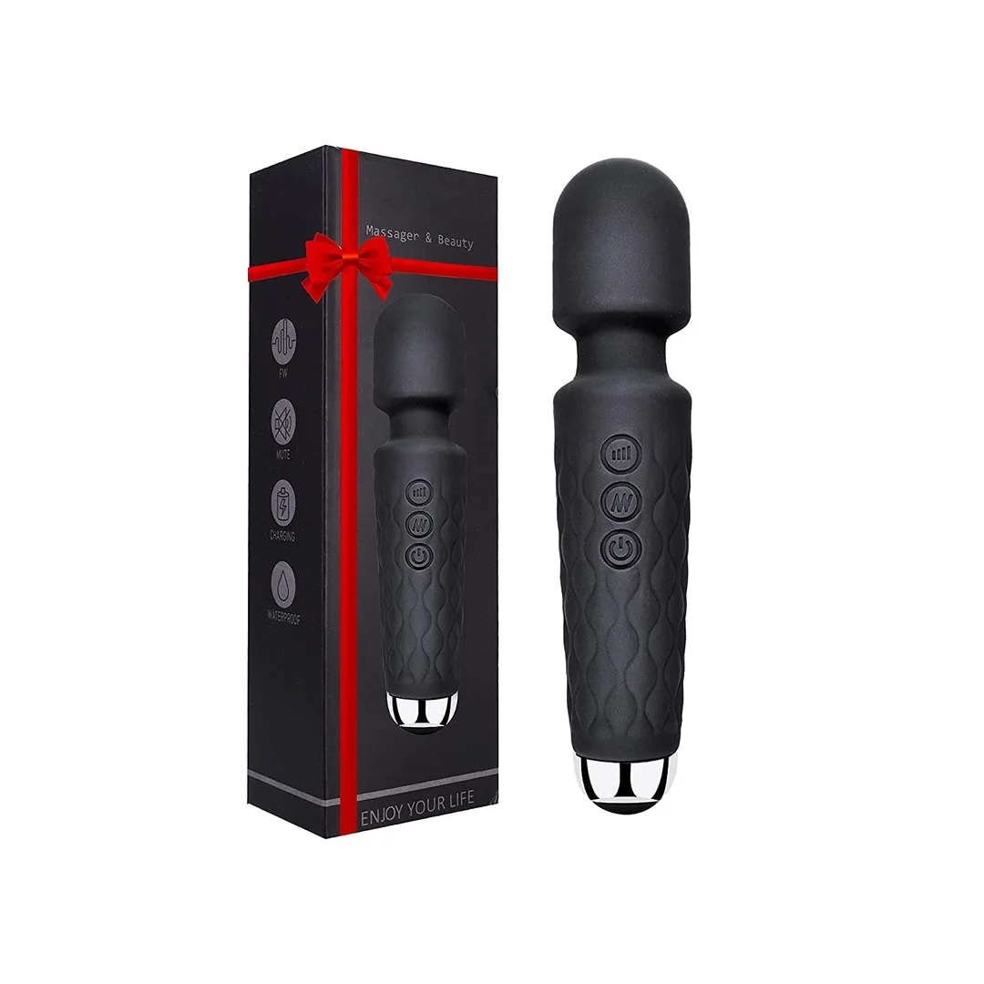 Rechargeable Handheld Body Massager with Medical-Grade Silicone 8 Speeds and 20 Modes image 10