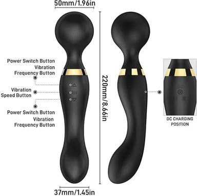 Personal Body Massager for Woman,Full Body Massager for Women & Men, Rechargeable Wireless Massager Machine for Pain Relief, Handheld Massager with Medical Grade Silicone, 8 Speeds, 20 Modes thumbnail 1