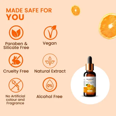 YOGARVEDA™  Herbal Vitamin C Face Serum | Skin Brightening & Anti-Aging Serum| Dark Spot Removal | Hydrating & Radiance Booster | For All Skin Types – 30ml thumbnail 7