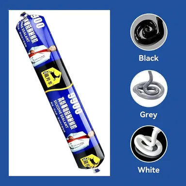 Heavy-Duty 9900 Silicone Sealant Tube Multipurpose Sealing Compound for Gaps Joints Windows Doors Roofs Tiles Concrete Waterproof Weatherproof Adhesive thumbnail 1