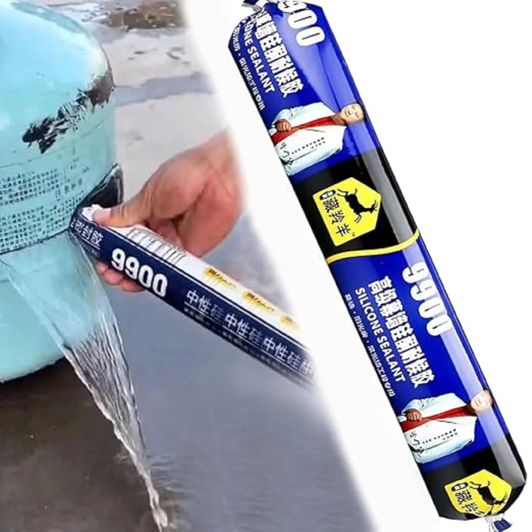 Heavy-Duty 9900 Silicone Sealant Tube Multipurpose Sealing Compound for Gaps Joints Windows Doors Roofs Tiles Concrete Waterproof Weatherproof Adhesive image 4