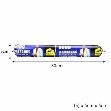 Heavy-Duty 9900 Silicone Sealant Tube Multipurpose Sealing Compound for Gaps Joints Windows Doors Roofs Tiles Concrete Waterproof Weatherproof Adhesive thumbnail 5