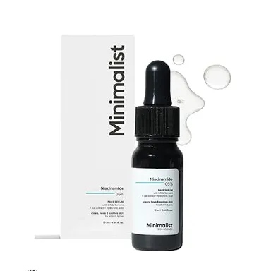 Minimalist 5% Niacinamide Barrier Repair Face Serum 30 ml with Vitamin B3 & Hyaluronic Acid | Hydrates Repairs Skin Reduces Dullness for Dry Sensitive Skin Daily Day & Night Unisex Serum thumbnail 0