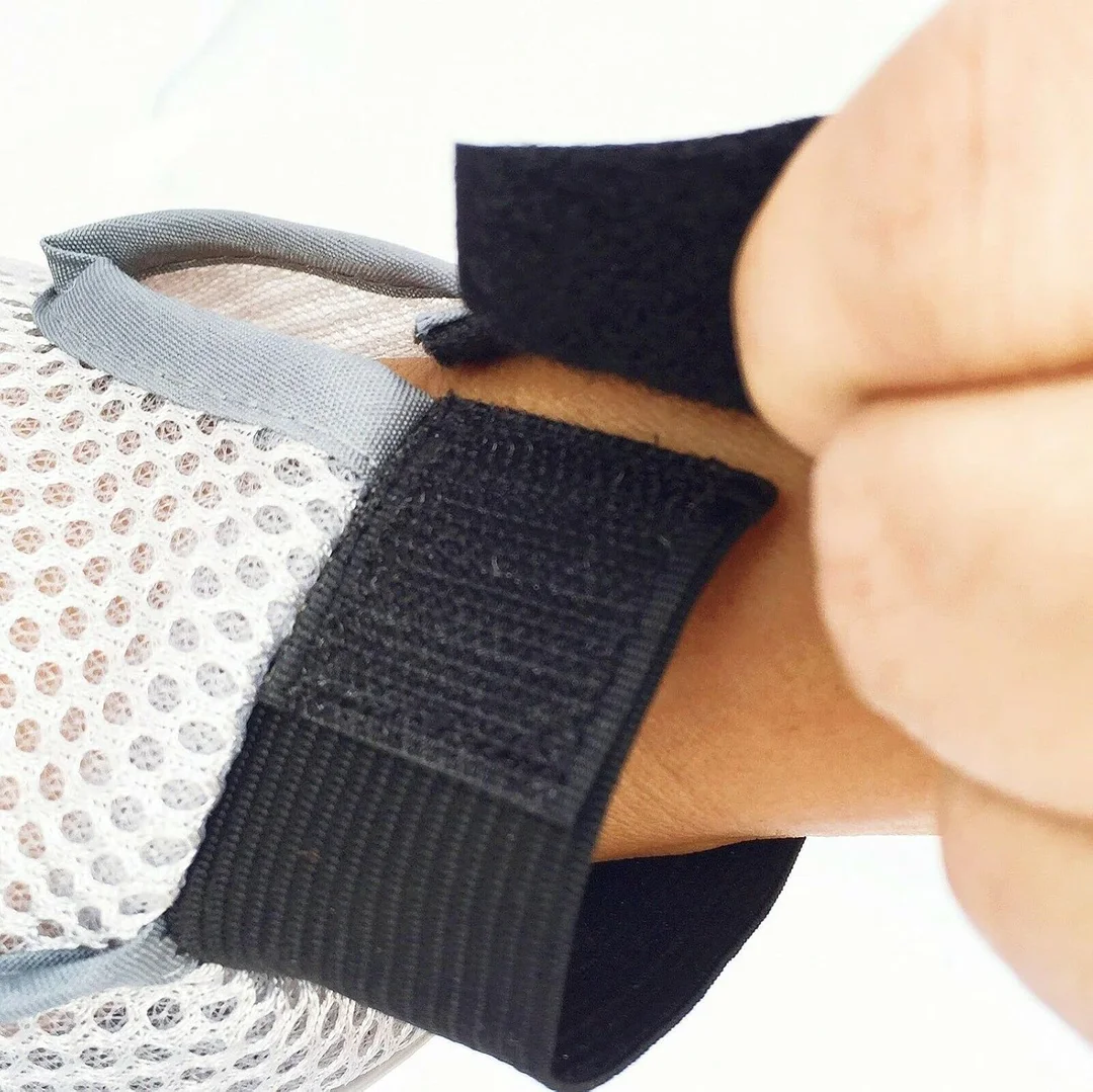 Pet Grooming Glove with Silicone Bristles for Dogs | Hand Wear Hair Removal Glove for Gentle Grooming, Loose Hair Removal | Improved Circulation image 5