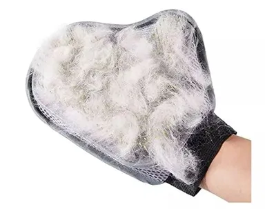 Pet Grooming Glove with Silicone Bristles for Dogs | Hand Wear Hair Removal Glove for Gentle Grooming, Loose Hair Removal | Improved Circulation thumbnail 5