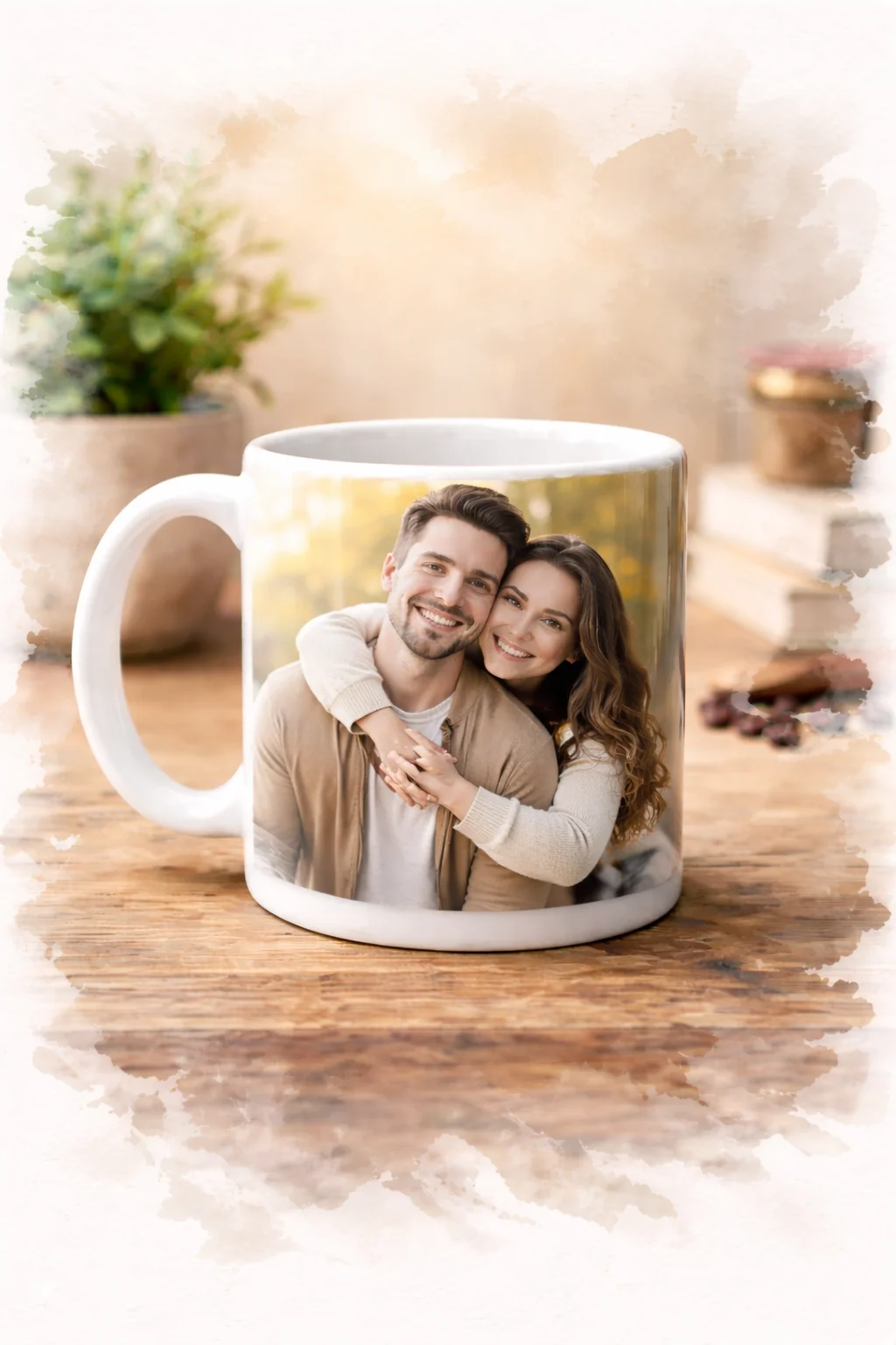 Custom Printed White Ceramic Mug image 2