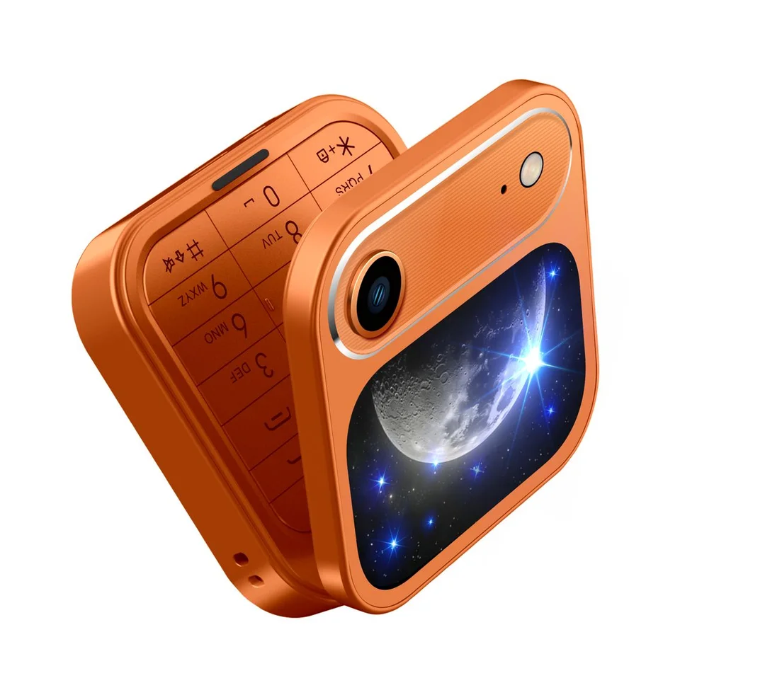 F17 Pro Flip Mobile Compact Flip Feature Phone for Calls and SMS Easy Keypad Long Battery Life Basic Phone for Elderly Kids and Daily Use in India image 2