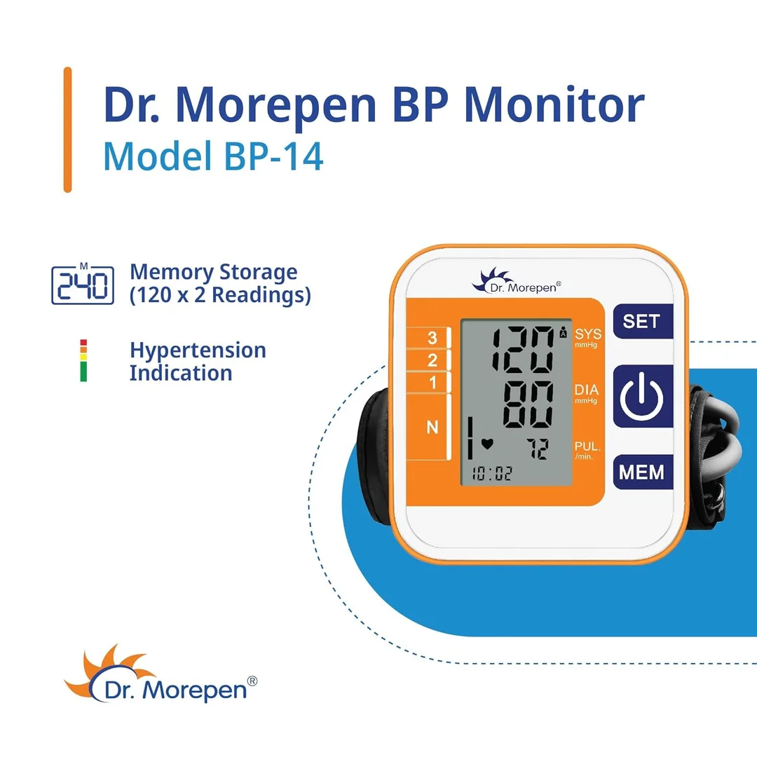Dr. Morepen BP-14 Blood Pressure Monitor (Multicolor) image 2