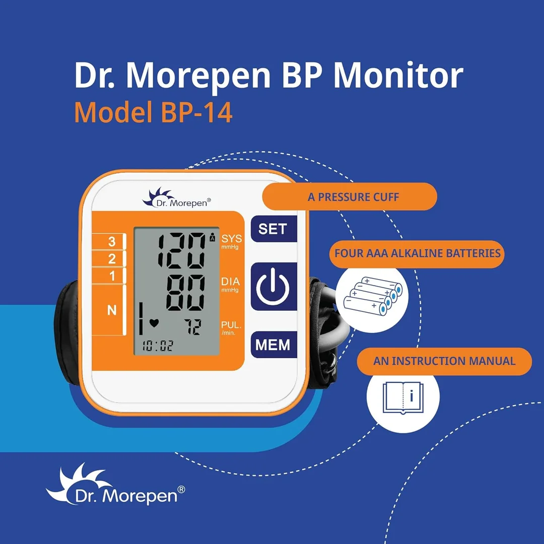 Dr. Morepen BP-14 Blood Pressure Monitor (Multicolor) image 5