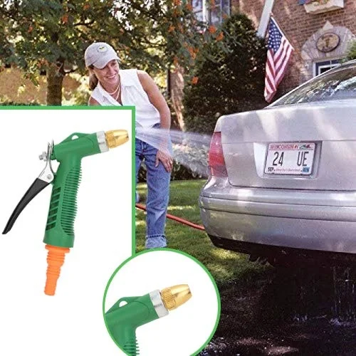 Right traders Water Spray Gun - Plastic Trigger and Brass Nozzle High Pressure Water Spray Gun Perfect for Gardening_Multicolor  image 4