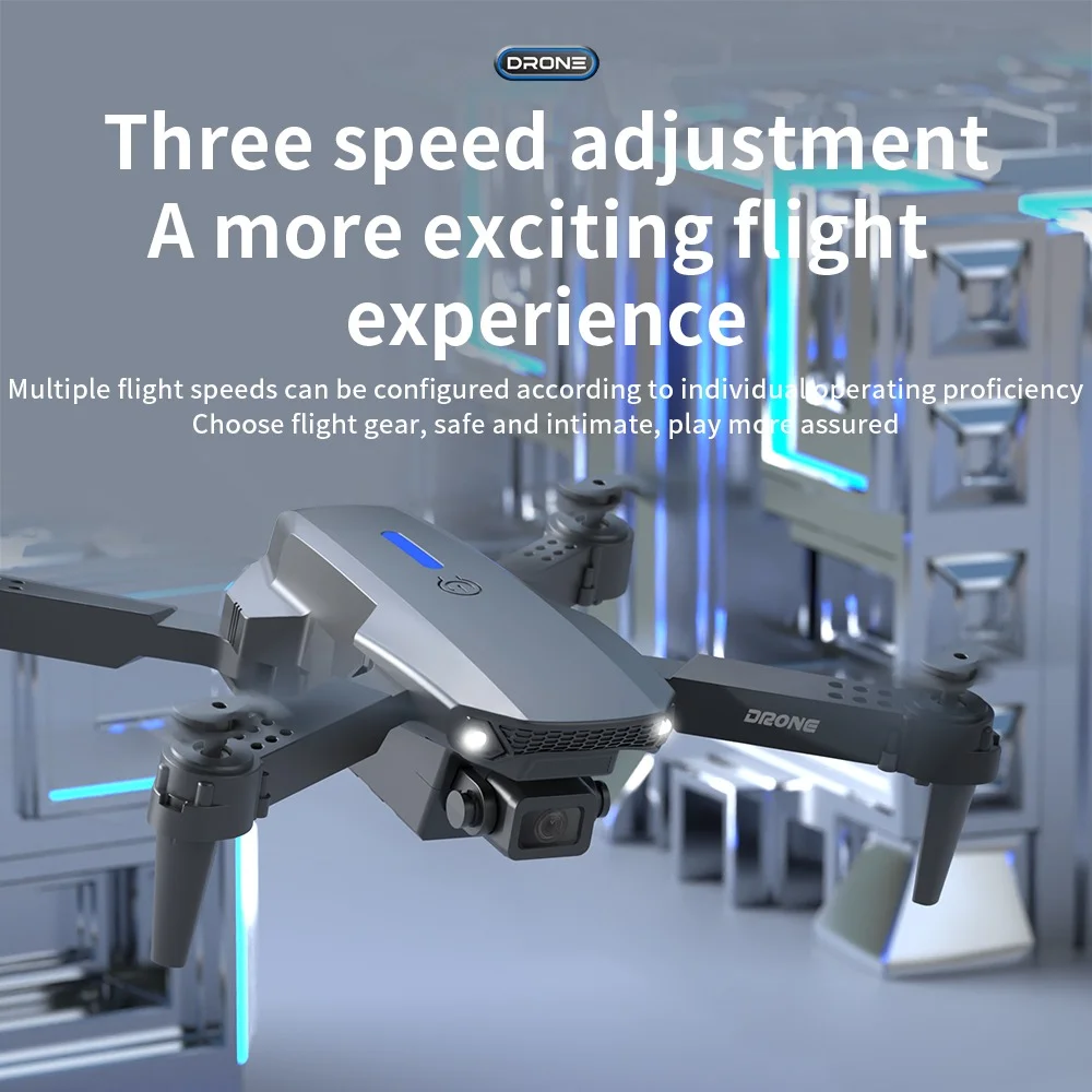 E88 Pro Drone with 4K HD Camera Foldable RC Quadcopter WiFi FPV Live Video Altitude Hold One Key Return Headless Mode 2.4GHz Remote Control Drone image 1