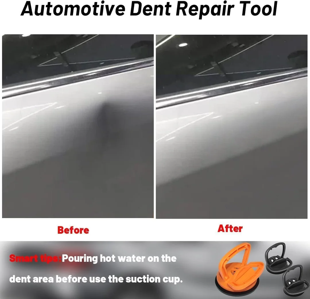 Right Traders Heavy-Duty Car Dent Puller | Paint-Safe Suction Cup Dent Remover for DIY Car Body Repair | Portable & Ergonomic Mini Dent Repair Tool for Doors, Hoods, and Panels image 2
