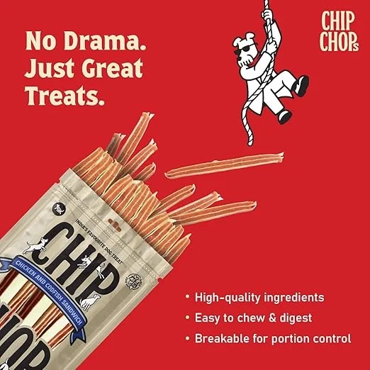 Chip Chops Chicken & Codfish Dog Treats (Pack of 2, 70g Each) | Healthy, Easily Digestible Snacks for All Dog Breeds | Perfect Training & Reward Treats image 2