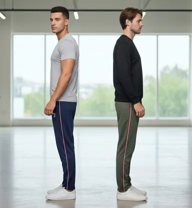 Men Summer Breathable Cotton Blend Track Pants Combo Pack of 2 with Deep Side Pockets Lightweight Comfortable Gym Joggers for Running Workout Home Wear Casual Sports Lower for Men India thumbnail 1