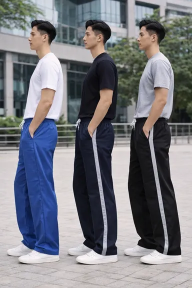 MEN SUMMER WEARING COMBO TRACKS PANTS WITH POCKET COMFORTABLE AND BREATHEBLE PACK OF 3 TRACK PANTS thumbnail 1