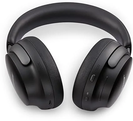 Bose QuietComfort Ultra Wireless Noise Cancelling Headphones | Spatial Audio | Over-Ear Comfort | Built-In Mic | Up to 24 Hours Battery | Black image 5