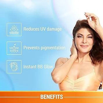Lotus Herbals Safe Sun 3 In 1 Tinted Daily Sunscreen SPF 40 PA+++ 100g Non-Greasy Matte Look UVB UVA Protection for All Skin Types Women Men image 5
