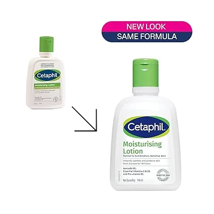 Cetaphil Moisturising Lotion 118 ml with Niacinamide Panthenol & Glycerin | 48H Hydration Fragrance-Free Non-Greasy Lotion for Dry to Normal Sensitive Skin image 2