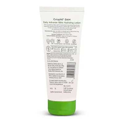 Cetaphil DAM Daily Advance Ultra Hydrating Lotion 30g for Dry & Sensitive Skin | Non-Greasy, Fragrance-Free Moisturizer thumbnail 1