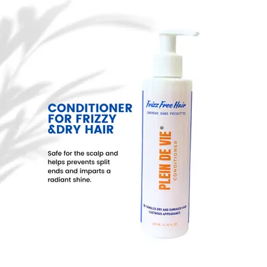 Plein De Vie Frizz Control Shampoo with Conditioner Intense Moisture Shine Hair Care Anti Frizz Smoothing Hair Wash for Men and Women Soft Silky Hair Repair Nourishing Formula 200ml Pack of 2 thumbnail 2
