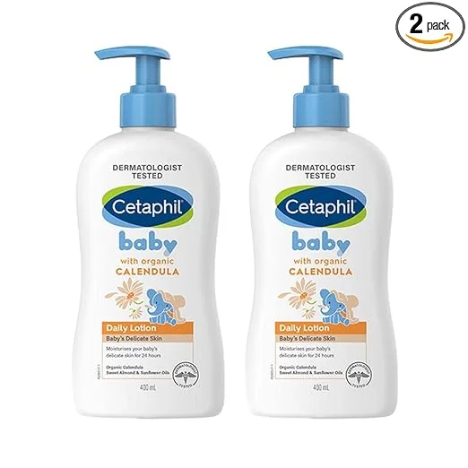 Cetaphil Baby Daily Lotion with Organic Calendula Gentle Moisturising Lotion for Baby Skin Daily Use Soft Smooth & Hydrated Skin Care image 1