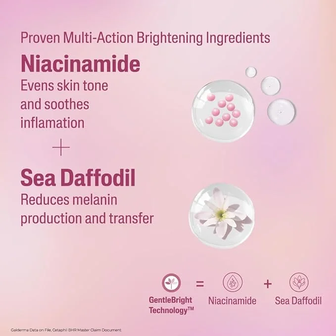 Cetaphil Bright Healthy Radiance Gentle Cleanser 100 gm for Dull Uneven Skin Brightening Radiance Boosting Face Wash for Sensitive Skin image 5