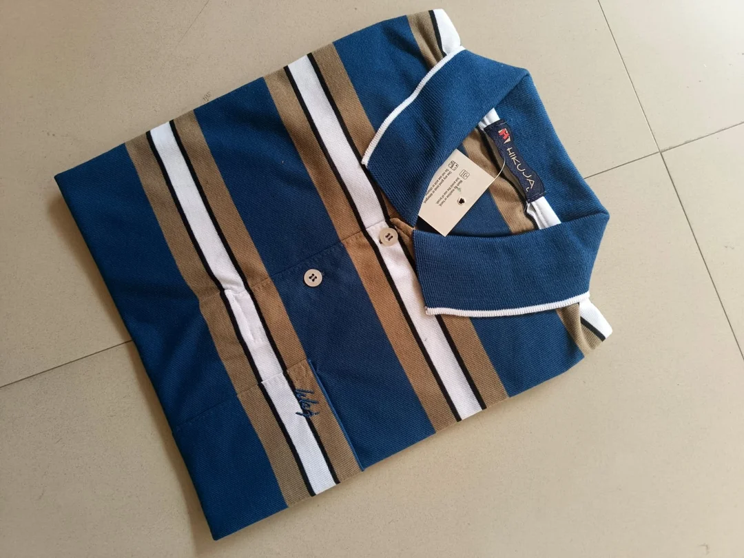 MENS FASHITON TSHIRT WITH COLLOR NECK AND HALF SLEEVES WITH POCKET COMFORABLE FOR SUMMER DAYS image 5