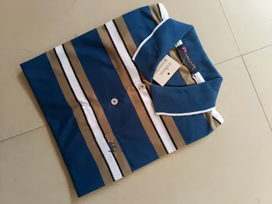 MENS FASHITON TSHIRT WITH COLLOR NECK AND HALF SLEEVES WITH POCKET COMFORABLE FOR SUMMER DAYS thumbnail 4