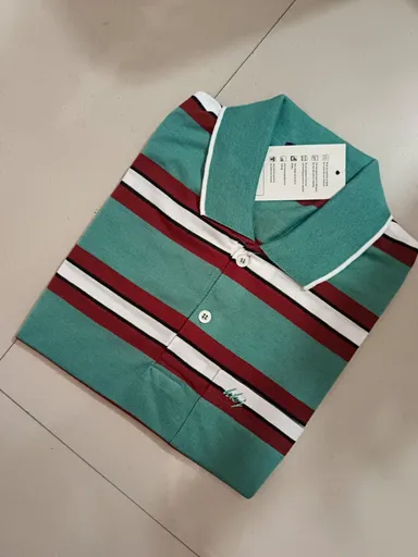 MENS FASHITON TSHIRT WITH COLLOR NECK AND HALF SLEEVES WITH POCKET COMFORABLE FOR SUMMER DAYS thumbnail 4