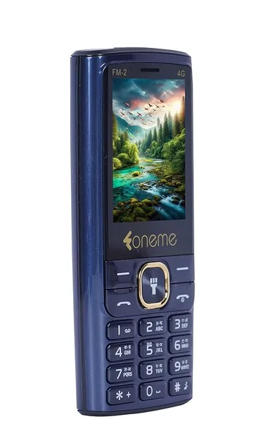 Wave 4G Working Dual Sim | Keypad Mobile | with 2.4" Display | YouTube Working | Voice Changer | BT Dialer | Call Recording | Long Lasting Battery | FM | Camera | Feature Phone | Purple thumbnail 1