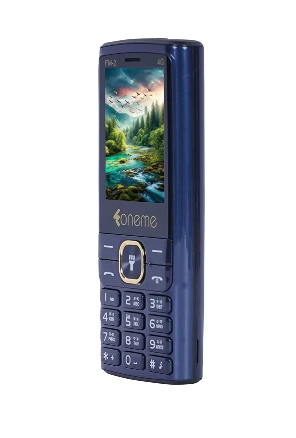 Wave 4G Working Dual Sim | Keypad Mobile | with 2.4" Display | YouTube Working | Voice Changer | BT Dialer | Call Recording | Long Lasting Battery | FM | Camera | Feature Phone | Purple image 3