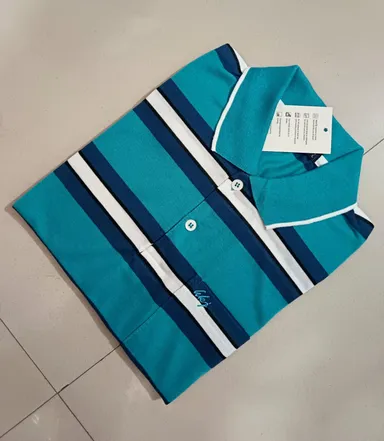 MENS FASHITON TSHIRT COTTON BLEND  WITH COLLOR NECK AND HALF SLEEVES WITH POCKET COMFORABLE FOR SUMMER DAYS thumbnail 3