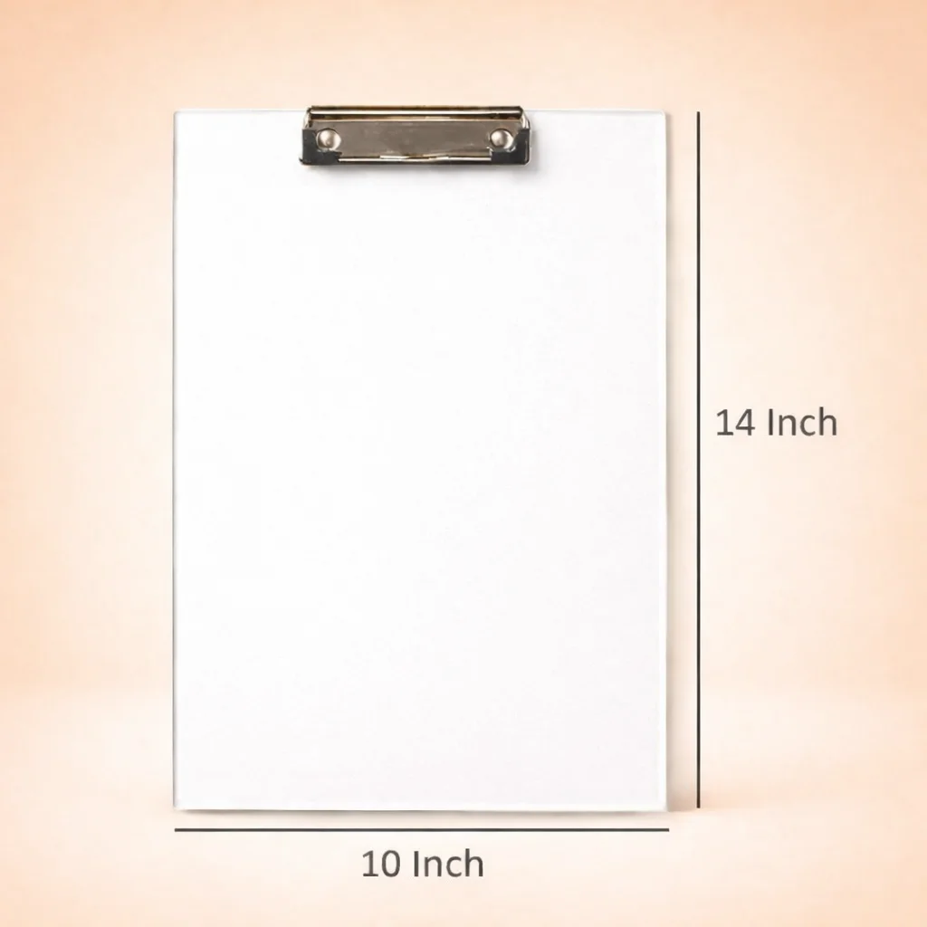 Multipurpose A4 Transparent Plastic Clipboard with Heavy Duty Metal Clip, Durable Writing Pad & Document Holder for Office School Home Stationery, Portable Paper Support Board image 1