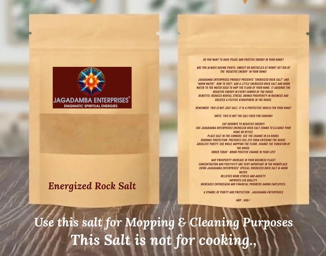 Jagadamba Enterprises Prosperity Spiritual Energized Rock Salt image 2