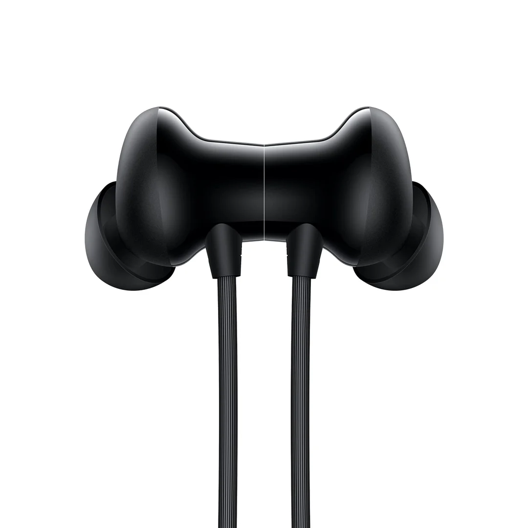 OnePlus Bullets Z2 Bluetooth Wireless In‑Ear Neckband Earphones with Mic | 12.4 mm Bombastic Bass Drivers, Fast Charge 10 Mins |20 Hrs Playback, Up to 30 Hrs Battery Life, IP55 Sweat Water‑Resistant Neckband Earphones |Magico Black image 2