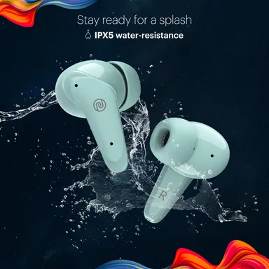 Noise Buds VS102 Plus Truly Wireless Earbuds with Sleek Flybird Design  70 Hours Total Playtime  Quad Microphone with ENC for Crystal-Clear Calls, InstaCharge Fast Charging  10 Min = 120 Min Playback| Bluetooth V5.3, Touch Controls, IPX4 Water-Resistant thumbnail 6